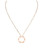 Cartier Love necklace 3 diamonds B7014700