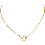 Cartier Love necklace 2 diamonds B7219500