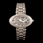 Cartier Baignoire Hypnose White Dial Diamonds Steel Case Steel Bracelet CTR5855