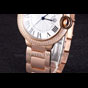 Cartier Ballon Bleu 42mm White Dial Diamonds Pink Gold Case And Bracelet CTR5862 - thumb-4