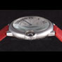 Cartier Ballon Bleu Silver Bezel with White Dial Red Leather Band CTR5878 - thumb-3