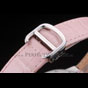 Cartier Ballon Bleu 38mm White Dial Stainless Steel Case Pink Leather Bracelet CTR5880 - thumb-3