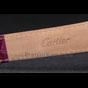 Cartier Ballon Bleu 42mm White Dial Stainless Steel Case Purple Leather Bracelet CTR5894 - thumb-4