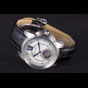 Cartier Calibre Flying Tourbillon White Dial Stainless Steel Case Black Leather Bracelet CTR5936 - thumb-2