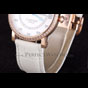 Cartier Moonphase Rose Gold Watch with White Leather Band ct254 CTR5942 - thumb-4