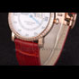 Cartier Moonphase Rose Gold Watch with Red Leather Band ct253 CTR5944 - thumb-4