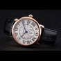 Cartier Ronde Louis Cartier White Dial Gold Case Black Leather Strap CTR5952 - thumb-2