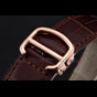 Cartier Ronde Solo Brown Dial Diamond Bezel Rose Gold Case Brown Leather Strap CTR5959 - thumb-3