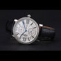 Cartier Ronde Second Time Zone White Dial Stainless Steel Diamonds Black Leather Strap CTR5963 - thumb-2