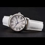 Cartier Ronde White Dial Stainless Steel Case White Leather Strap CTR5975 - thumb-2