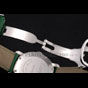 Cartier Ronde White Dial Diamond Bezel Stainless Steel Case Green Leather Strap CTR5978 - thumb-4