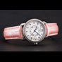 Cartier Ronde White Dial Diamond Bezel Stainless Steel Case Pink Leather Strap CTR5980 - thumb-2