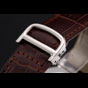 Cartier Ronde Solo Black Dial Diamond Hour Marks Stainless Steel Case Brown Strap CTR5983 - thumb-3