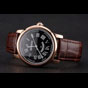 Swiss Cartier Rotonde Annual Calendar Black Dial Rose Gold Case Brown Leather Strap CTR5993 - thumb-2