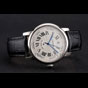 Swiss Cartier Rotonde Annual Calendar White Dial Stainless Steel Case Black Strap CTR6012 - thumb-2