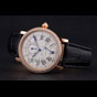 Cartier Rotonde White Dial Gold Case With Jewels Black Leather Strap CTR6034 - thumb-2
