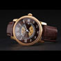 Swiss Cartier Rotonde Small Complication Brown Dial Gold Diamond Case Brown Strap CTR6036 - thumb-2