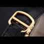 Swiss Cartier Rotonde Annual Calendar Black Dial Diamond Bezel Gold Case Black Strap CTR6040 - thumb-3
