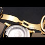 Swiss Cartier Rotonde Annual Calendar Black Dial Diamond Bezel Gold Case Black Strap CTR6040 - thumb-4