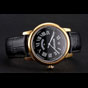 Swiss Cartier Rotonde Annual Calendar Black Dial Gold Case Black Leather Strap CTR6041 - thumb-2