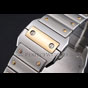 Swiss Cartier Santos De Cartier Galbee Yellow Gold and Steel Case Steel Bracelet CTR6054 - thumb-3