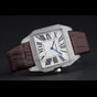 Cartier Santos 100 Diamond Silver Bezel CTR6056 - thumb-2