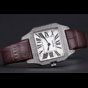 Cartier Santos 100 Diamond Silver Bezel CTR6063 - thumb-2
