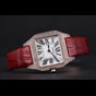 Cartier Santos 100 Diamond Rose Gold Bezel CTR6070 - thumb-2