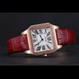 Cartier Santos 100 Polished Rose Gold Bezel CTR6071 - thumb-3