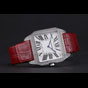 Cartier Santos 100 Diamond Silver Bezel CTR6072 - thumb-2