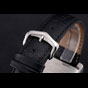 Cartier Tank White Dial Stainless Steel Case Black Leather Strap CTR6082 - thumb-3