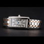 Cartier Tank Americaine 21mm White Dial Stainless Steel Case Two Tone Bracelet CTR6085 - thumb-3