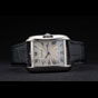 Cartier Tank Anglaise 36mm White Dial Stainless Steel Case Black Leather Bracelet CTR6087 - thumb-2