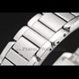 Cartier Tank Anglaise 30mm White Dial Diamonds Steel Case Stainless Steel Bracelet CTR6090 - thumb-3
