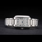 Cartier Tank Anglaise 30mm White Dial Stainless Steel Case And Bracelet CTR6092 - thumb-2