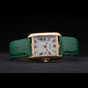Cartier Tank Anglaise 30mm White Dial Gold Case Green Leather Bracelet CTR6106 - thumb-2