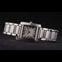 Cartier Tank Francaise 29mm White Dial Stainless Steel Case And Bracelet CTR6112 - thumb-4