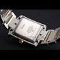 Swiss Cartier Tank Francaise Steel Case White Dial Roman Numerals Two Tone Bracelet CTR6114 - thumb-3