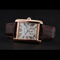Cartier Tank MC White Dial Gold Case Brown Leather Strap CTR6115 - thumb-2