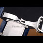 Cartier Tank MC Blue Dial Stainless Steel Case Blue Leather Bracelet CTR6125 - thumb-4