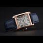 Cartier Tank MC White Dial Gold Case Blue Leather Strap CTR6126 - thumb-2