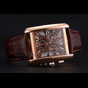 Cartier Tank MC Brown Dial Gold Case Brown Leather Bracelet CTR6135 - thumb-2