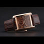 Cartier Tank MC Brown Dial Gold Case Brown Leather Strap CTR6140 - thumb-2