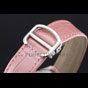 Cartier Tortue Large Date White Dial Stainless Steel Case Pink Leather Strap CTR6147 - thumb-3