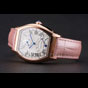 Cartier Tortue Perpetual Calendar White Dial Gold Case Pink Leather Strap CTR6150 - thumb-2