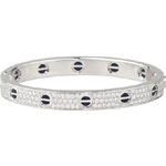 Cartier Love bracelet diamond paved ceramic N6032417