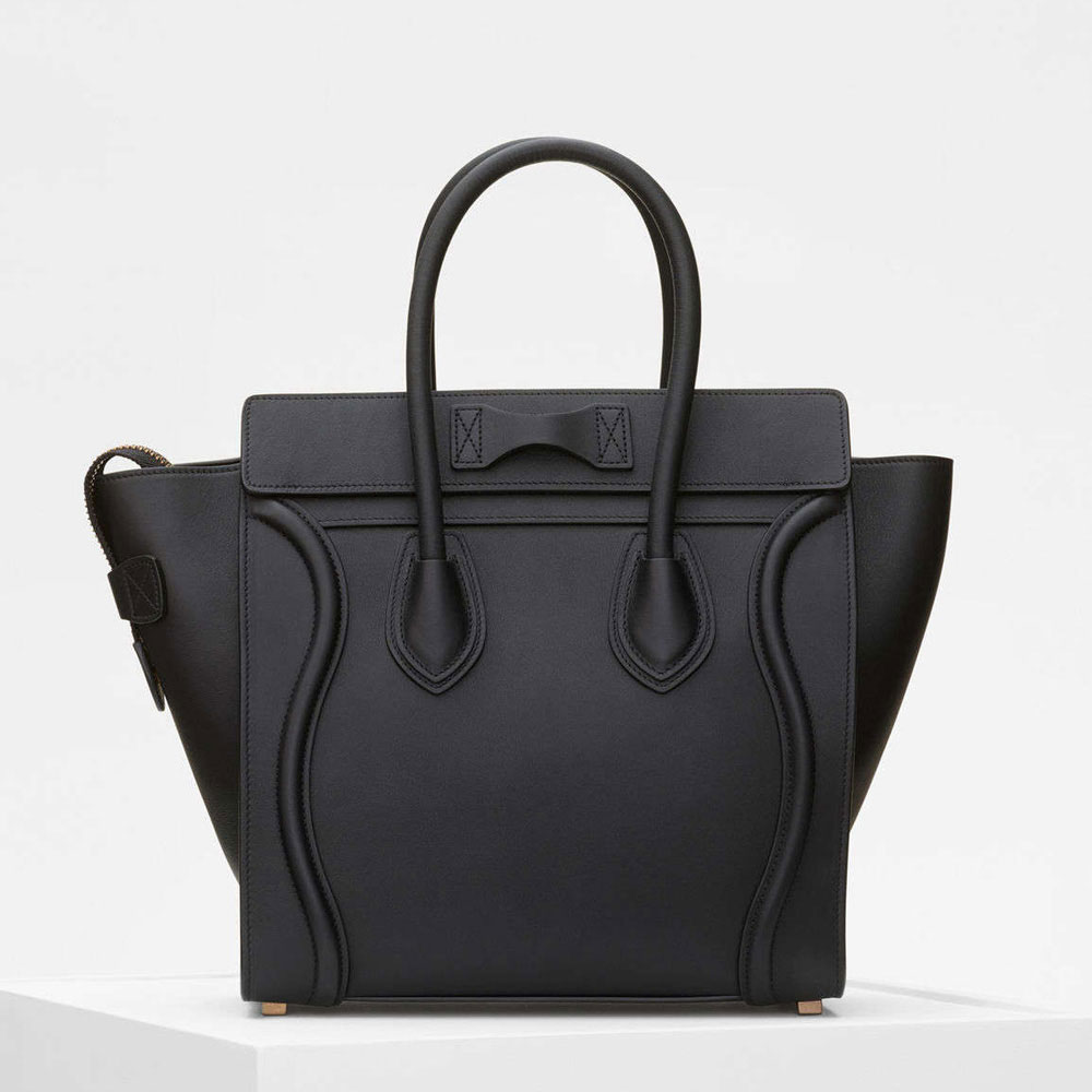 Celine Micro Luggage handbag in smooth calfskin 167793HSC 38NO - Photo-4