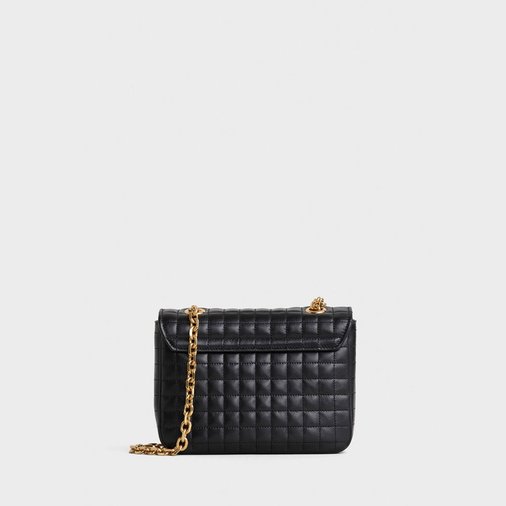 Celine Small C Bag in quilted calfskin 188403BFC 38NO - Photo-2