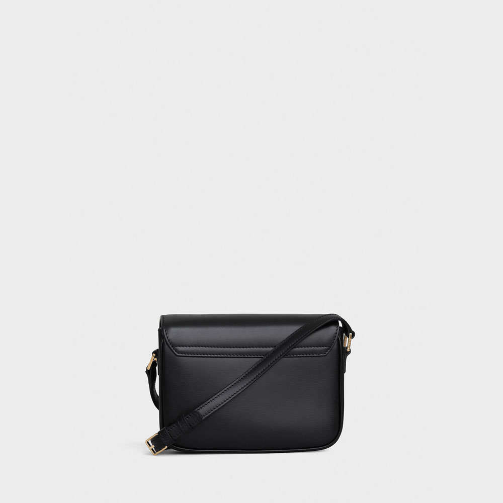 Celine Small C Bag with Pampille in shiny calfskin 188503BFB 38NO - Photo-2