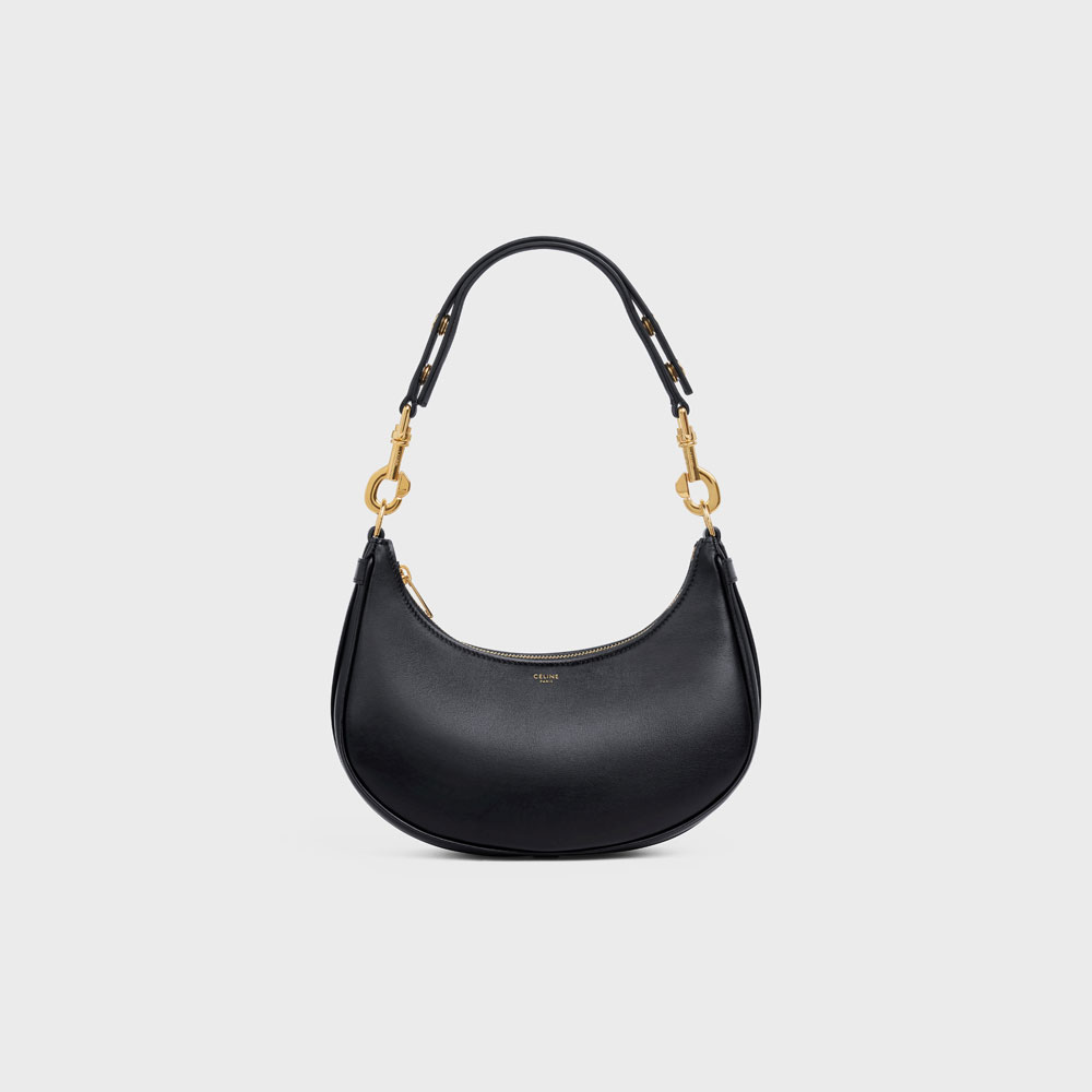 Celine Medium Ava Strap Bag Smooth Calfskin Black 196923DGQ 38NO